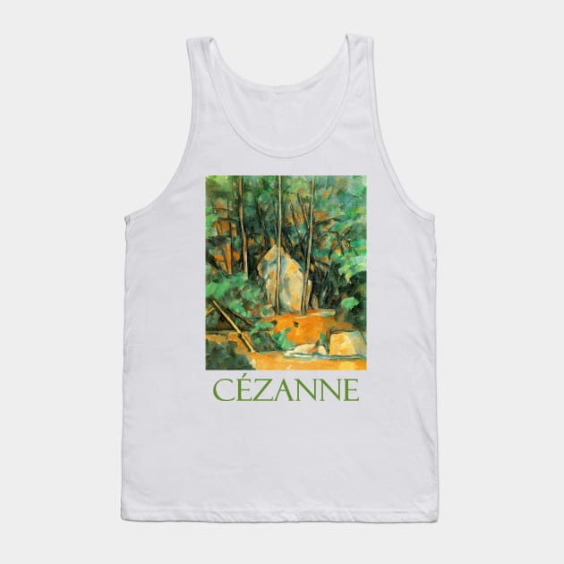 In the Park Chateau Noir by Paul Cezanne Tank Top by Naves